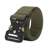Maxbell Webbing Belt Adjustable Activities Work Heavy Duty Quick Release Buckle Belt Green