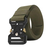 Maxbell Webbing Belt Adjustable Activities Work Heavy Duty Quick Release Buckle Belt Green