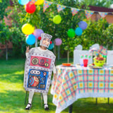 Maxbell Robot Costume Funny Robot Outfit for Photo Props Role Playing Themed Parties