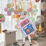 Maxbell Robot Costume Funny Robot Outfit for Photo Props Role Playing Themed Parties