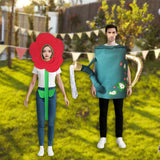 Maxbell Fun Flower & Watering Can Couples Halloween Costume for New Years Theatrical