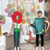 Maxbell Fun Flower & Watering Can Couples Halloween Costume for New Years Theatrical