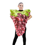 Maxbell Grape Costume Props Fruit Outfit for Themed Party Music Festivals Gatherings