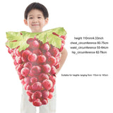 Maxbell Kids Grape Costume Halloween Fancy Dress for Holiday Stage Show Themed Party