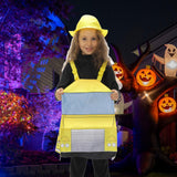 Maxbell Halloween Dump Truck Costume with Hat for Role Playing Kindergarten Birthday L XL