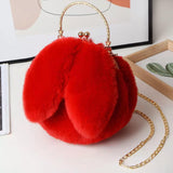 Maxbell Women Shoulder Bag Fashion Bunny Shape Handbag Pouch for Party Travel Office