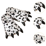 Maxbell Paw Slippers Ladies Anti Skid Sole Novelty Casual Cozy Plush Animal Slippers A