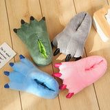 Maxbell Paw Slippers Ladies Anti Skid Sole Novelty Casual Cozy Plush Animal Slippers A