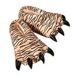 Maxbell Paw Slippers Ladies Anti Skid Sole Novelty Casual Cozy Plush Animal Slippers C