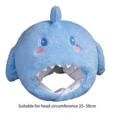 Maxbell Comfortable Plush Shark Hat Cap for Halloween Birthday Party Masquerade Ball