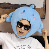Maxbell Comfortable Plush Shark Hat Cap for Halloween Birthday Party Masquerade Ball