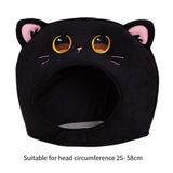 Maxbell Cat Plush Animal Hat Novelty Women Headgear Hood for Dress up Selfie Cosplay