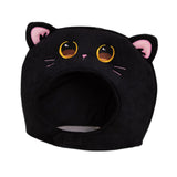 Maxbell Cat Plush Animal Hat Novelty Women Headgear Hood for Dress up Selfie Cosplay