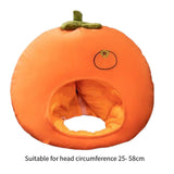 Maxbell Persimmon Hat Comfortable Cartoon Plush Hat for Role Playing Cosplay Festive