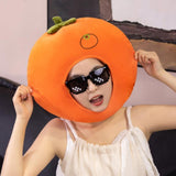 Maxbell Persimmon Hat Comfortable Cartoon Plush Hat for Role Playing Cosplay Festive