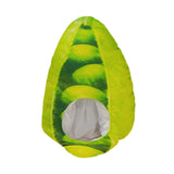 Maxbell Cute Vegetable Hat Pea Head Cover Women Men Soft Headgear for Selfie Cosplay