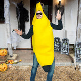 Maxbell Halloween Banana Costume Funny for Themed Party Stage Performance Masquerade
