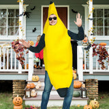 Maxbell Halloween Banana Costume Funny for Themed Party Stage Performance Masquerade