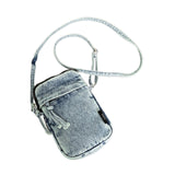 Maxbell Denim Crossbody Bag Gift Daily Use Stylish Phone Bags for Women Travel Girls Light Blue