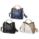 Maxbell Women Shoulder Bag Satchel Pouch Trendy Travel Tote for Travel Holiday Party Blue