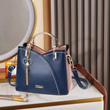 Maxbell Women Shoulder Bag Satchel Pouch Trendy Travel Tote for Travel Holiday Party Blue