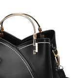 Maxbell Women Shoulder Bag Satchel Pouch Trendy Travel Tote for Travel Holiday Party Black