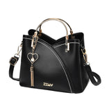 Maxbell Women Shoulder Bag Satchel Pouch Trendy Travel Tote for Travel Holiday Party Black