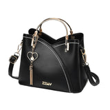 Maxbell Women Shoulder Bag Satchel Pouch Trendy Travel Tote for Travel Holiday Party Black