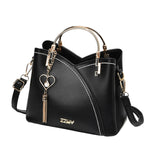 Maxbell Women Shoulder Bag Satchel Pouch Trendy Travel Tote for Travel Holiday Party Black