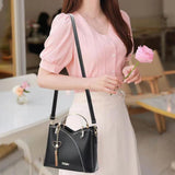 Maxbell Women Shoulder Bag Satchel Pouch Trendy Travel Tote for Travel Holiday Party Black