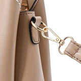 Maxbell Women Shoulder Bag Satchel Pouch Trendy Travel Tote for Travel Holiday Party White And Khaki