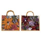 Maxbell Women Top Handle Bag Sequins Summer Beach Bag for Holiday Shopping Commuting Orange