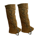 Maxbell Pirate Boot Cover Halloween Knight Warrior Cosplay Trendy Bandage Boots Case
