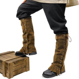 Maxbell Pirate Boot Cover Halloween Knight Warrior Cosplay Trendy Bandage Boots Case