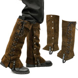 Maxbell Pirate Boot Cover Halloween Knight Warrior Cosplay Trendy Bandage Boots Case