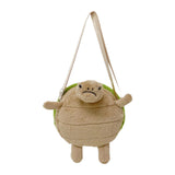 Maxbell Crossbody Zipper Cartoon Turtle Shoulder Bag for Trips Street Outdoor Indoor