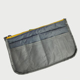 Maxbell Makeup Bag Towel Storage Mesh Travel Toiletry Bag for Bathroom Business Trip Grey