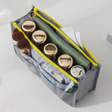 Maxbell Makeup Bag Towel Storage Mesh Travel Toiletry Bag for Bathroom Business Trip Grey