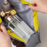 Maxbell Makeup Bag Towel Storage Mesh Travel Toiletry Bag for Bathroom Business Trip Grey