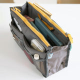 Maxbell Makeup Bag Towel Storage Mesh Travel Toiletry Bag for Bathroom Business Trip Grey