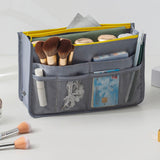 Maxbell Makeup Bag Towel Storage Mesh Travel Toiletry Bag for Bathroom Business Trip Grey