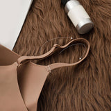 Maxbell 2 Pieces Wireless Bra with Thin Straps Underwear Practical Seamless Bralette XL