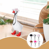 Maxbell 6x Mini Desk Goose Headwear Magnetic Goose Outfit for Home Bedroom Classroom