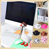 Maxbell 6x Mini Desk Goose Headwear Magnetic Goose Outfit for Home Bedroom Classroom