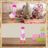 Maxbell 3 Set Desk Goose Outfits Stylish Ornaments Cute for Desktop Home Living Room