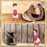 Maxbell 3 Set Desk Goose Outfits Stylish Ornaments Cute for Desktop Home Living Room