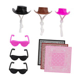Maxbell 3 Set Desk Goose Outfits Stylish Ornaments Cute for Desktop Home Living Room