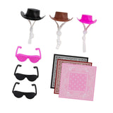 Maxbell 3 Set Desk Goose Outfits Stylish Ornaments Cute for Desktop Home Living Room