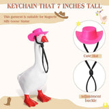 Maxbell 3 Set Desk Goose Outfits Stylish Ornaments Cute for Desktop Home Living Room