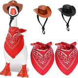 Maxbell 3 Set Desk Goose Outfits Stylish Ornaments Cute for Desktop Home Living Room